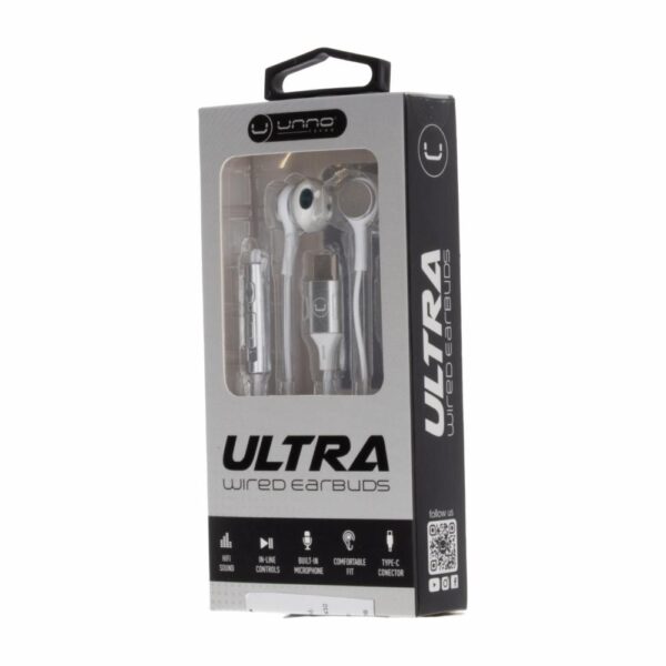 Audífonos Ultra HS7005WT UNNO TEKNO Con Cable - Imagen 2