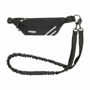 Correa Para Perro & Canguro Reflectivos DOCO Negro