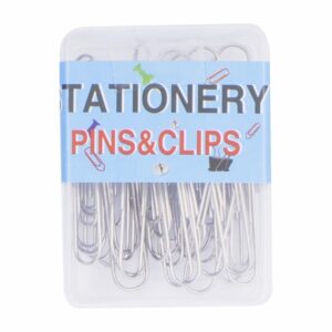 Clips Metálicos 50 Mm Plateados ESCOLINI 1x30 Uds