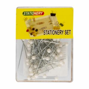 Alfileres Con Cabeza Color Blanco BRETINI 1X100 Uds