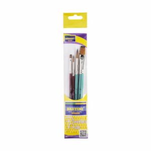 Set De Pinceles N.4 N. 6 N 10 N.16 BRETINI 1x4 Uds