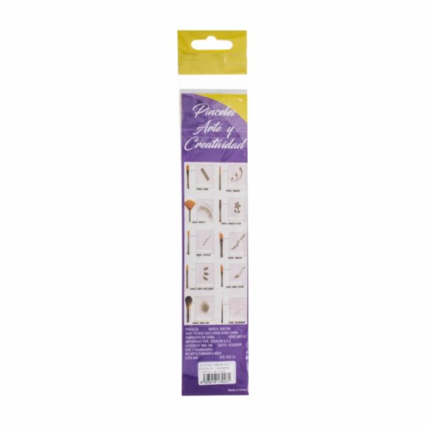 Set De Pinceles N.4 N. 6 N 10 N.16 BRETINI 1x4 Uds - Imagen 2