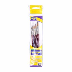 Set De Pinceles 2,5,7,8 Y 11 BRETINI 1X5 Uds