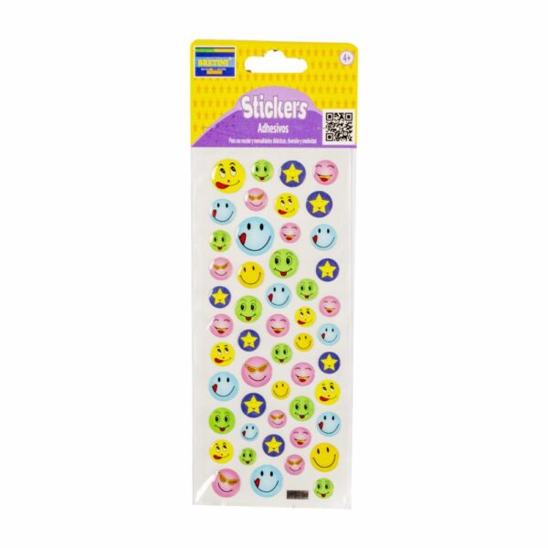 Stickers Caras Felices ESCOLINI X1