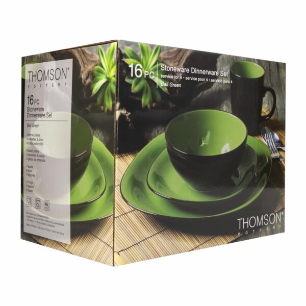 Vajilla 16 Piezas THOMSON POTTERY Bali Green - Imagen 2