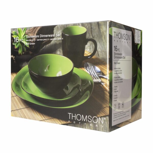 Vajilla 16 Piezas THOMSON POTTERY Bali Green - Imagen 3