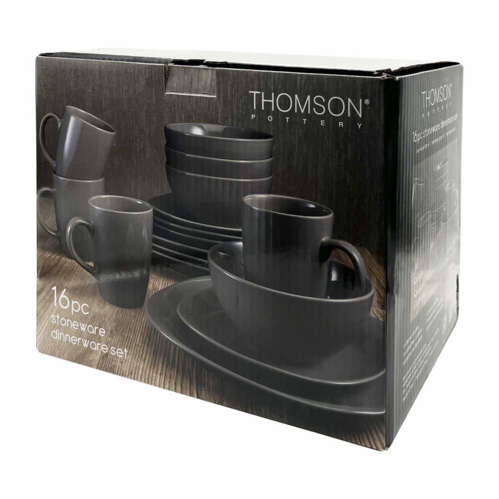 Vajilla 16 Piezas THOMSON POTTERY Quadro Granite - Imagen 2