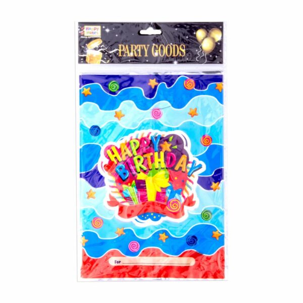 Funda Plástica Happy IMPOR.CUMPLEANOS X 10 Uds