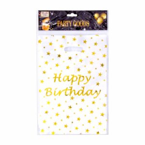 Funda Plástica Happy IMPOR.CUMPLEANOS X 10 Uds
