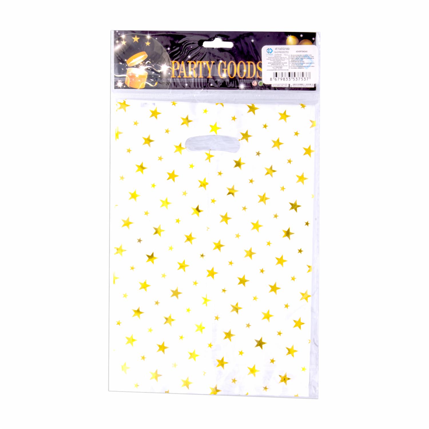 Funda Plástica Happy IMPORTADORA CUMPLEAÑOS X 10 Uds