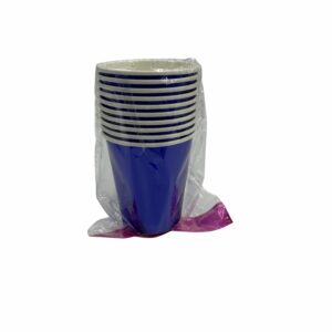 Vaso 8 Oz Azul IMPOR.CUMPLEANOS X 10 Uds