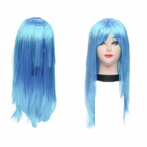 Peluca Cabello Azul IMPORTADORA CUMPLEAÑOS Unidad