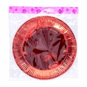 Platos Desechables Rojos Para Cumpleaños X 10 Unidades IMPOR.CUMPLEANOS 23 Cm