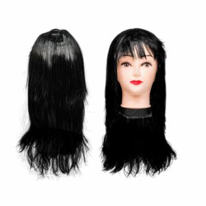 Peluca Cabello Negra IMPORTADORA CUMPLEAÑOS Unidad