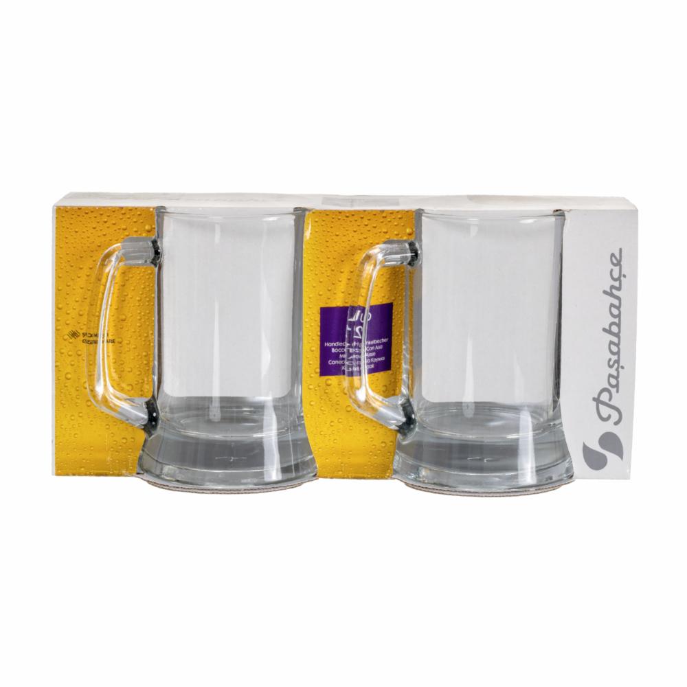 Set De Jarros Cervecero Tipo Pub 2X500 Ml PASABAHCE 203452 - Imagen 3