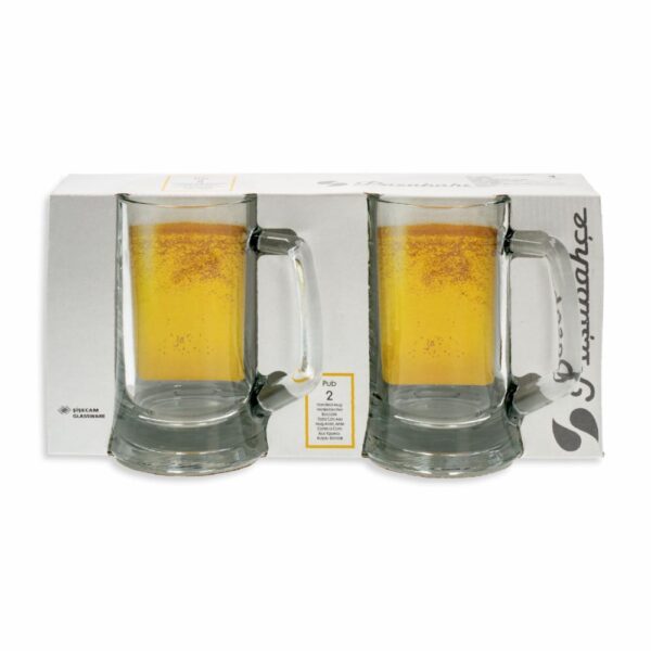 Set De Jarros Cervecero 2X380 Ml PASABACHE 209548 - Imagen 3