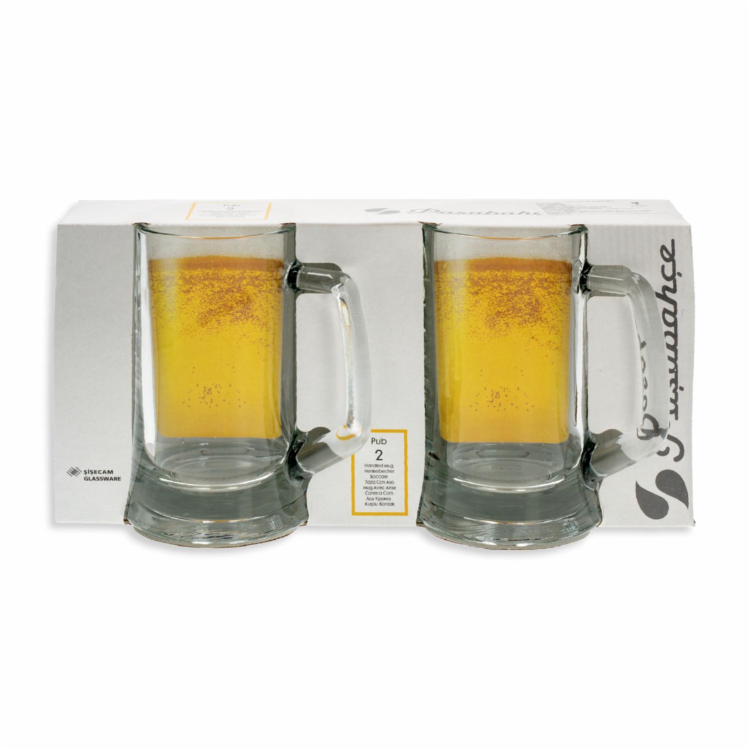 Set De Jarros Cervecero 2X380 Ml PASABAHCE 209548 - Imagen 3