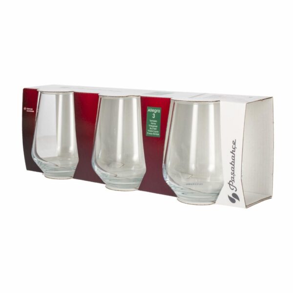 Set De Vasos Agua Allegra 3X425 Ml PASABACHE 1028247 - Imagen 2