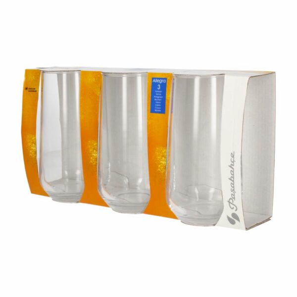 Set De Vasos Bebida Allegra 3X470 Ml PASABACHE 1043317 - Imagen 2