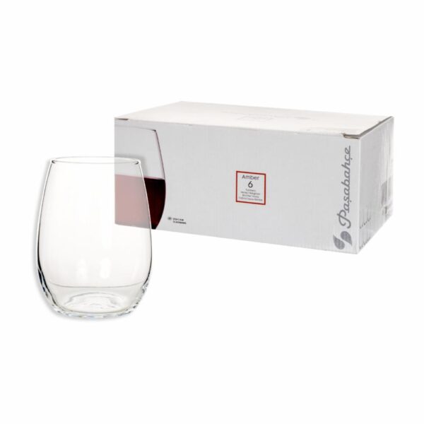 Vaso De Cristal Tipo Amber 6x380 Ml PASABACHE 1112548