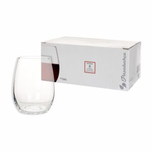 Vaso De Cristal Tipo Amber 6x380 Ml PASABAHCE 1112548