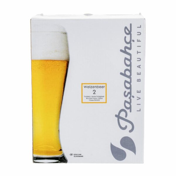 Set De Vasos Cerveza Weizenbeer 2X415 Ml PASABACHE 1113470 - Imagen 3