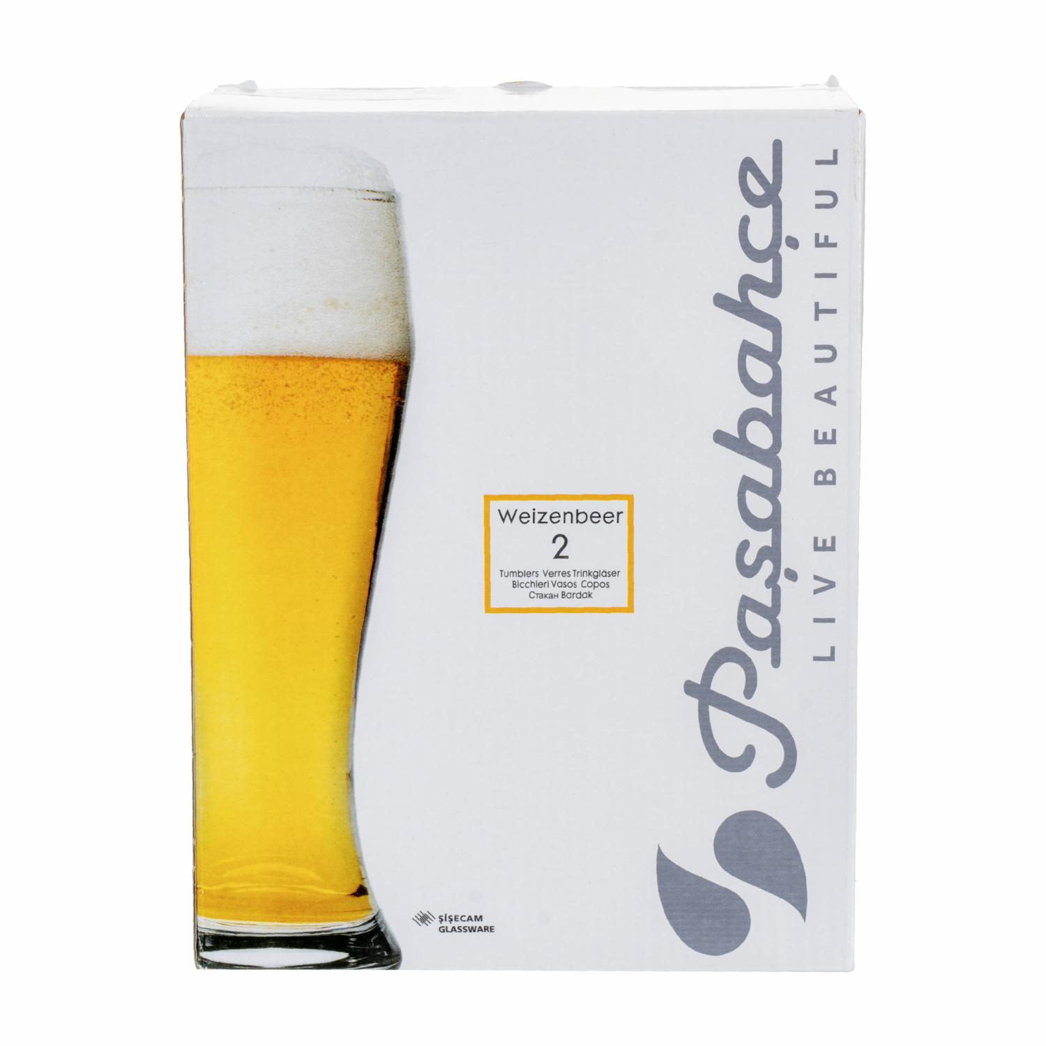 Set De Vasos Cerveza Weizenbeer 2X415 Ml PASABAHCE 1113470