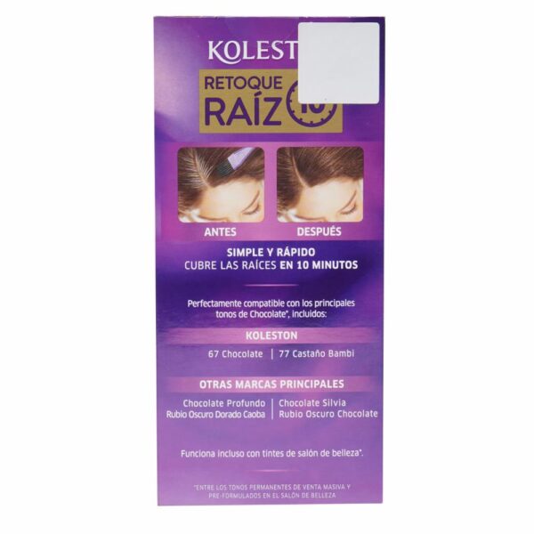 Tinte Capilar Rtu N° 67 Chocolate KOLESTON Unidad - Imagen 2