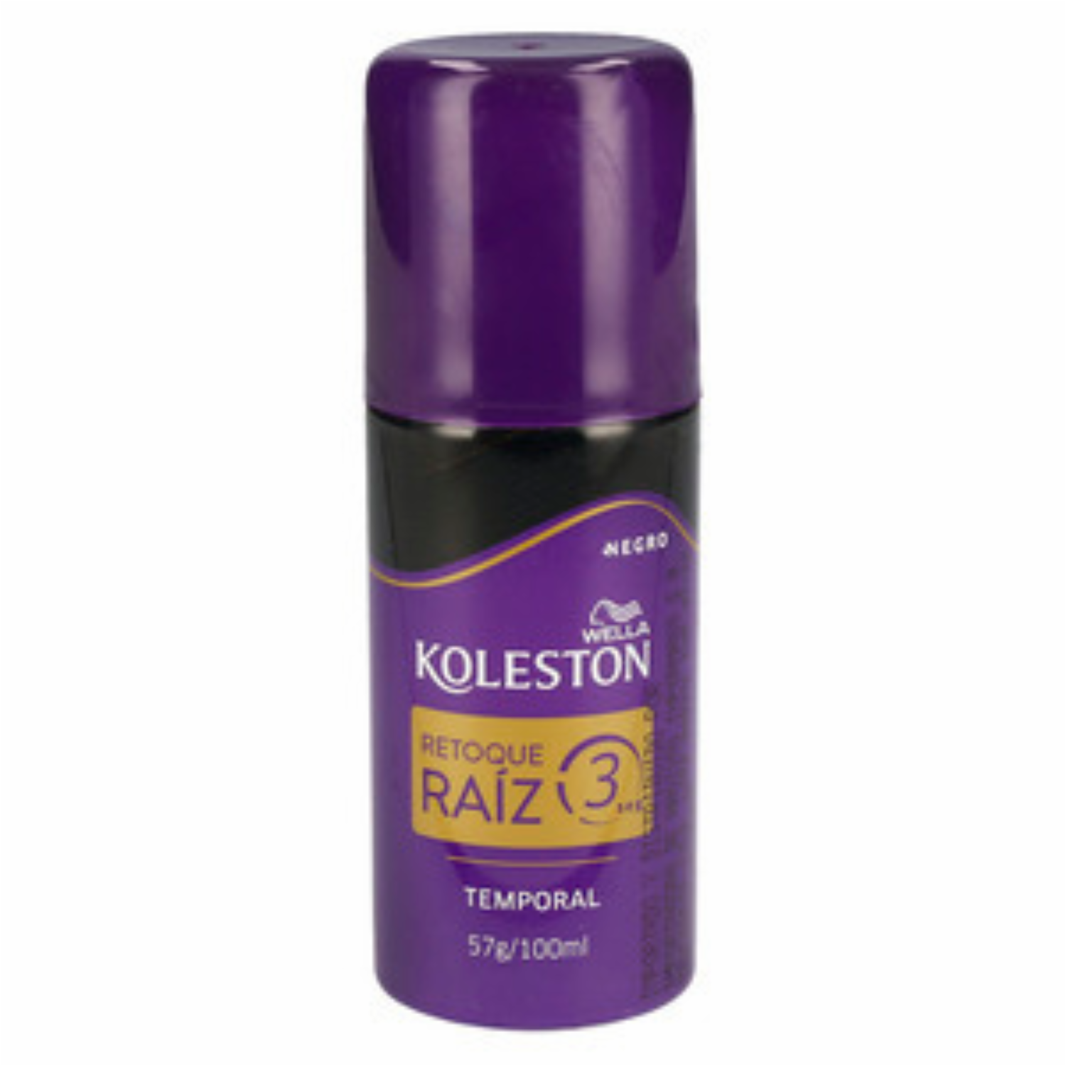 Tinte De Cabello Capilar Retoque Spray Negro KOLESTON 100 Ml
