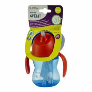 Vaso.Straw 7Oz Nino. AVENT De Vidrio
