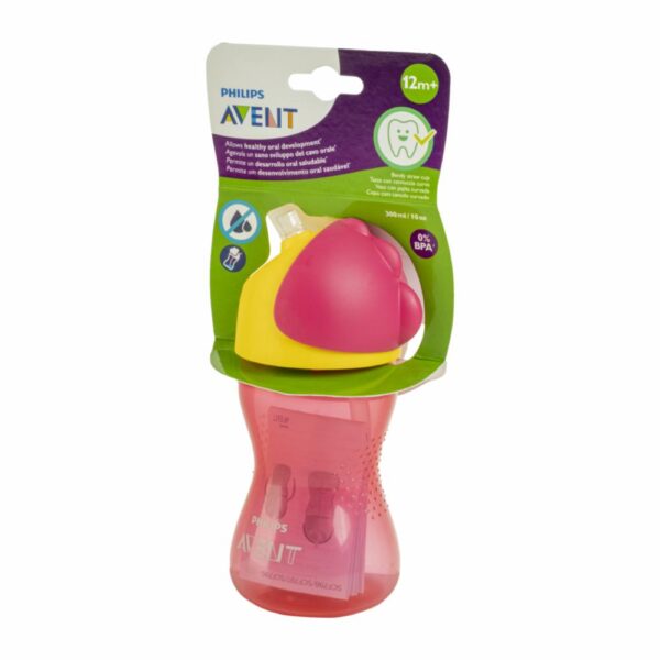 Vaso.Straw Nina. AVENT 10Oz