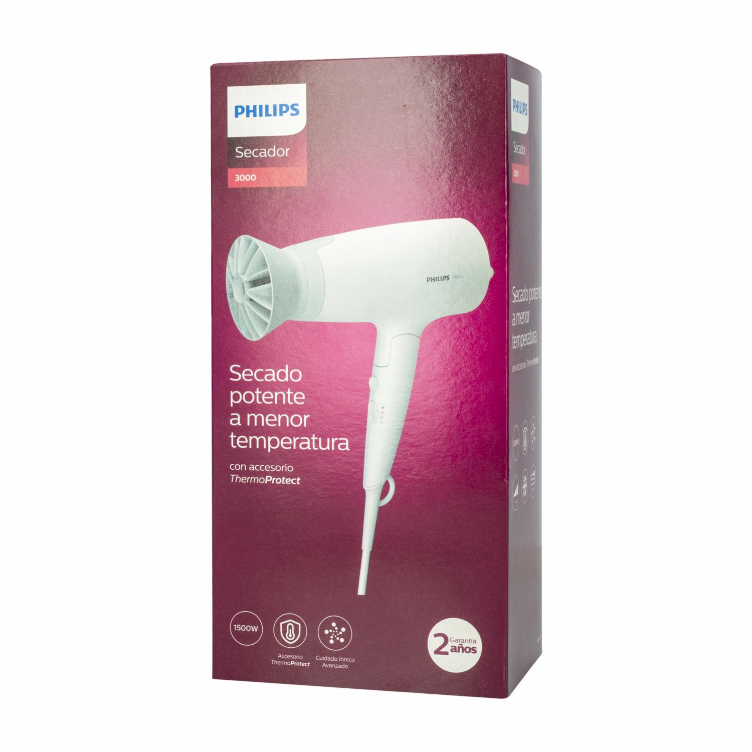 Secador De Cabello Termo Protect 1500 Watts PHILIPS BHD378/01