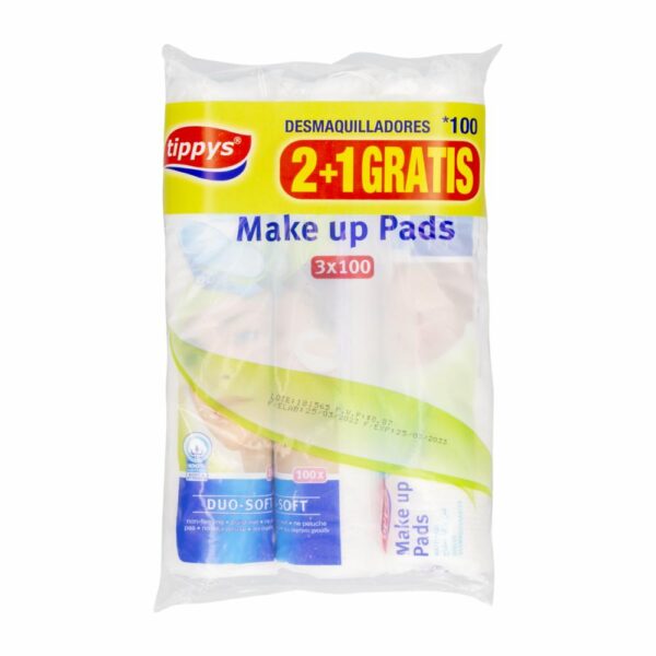 Desmaquilladores 2+1 Gratis TIPPYS 300 u