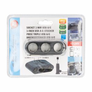 Surtidor De Energía De 3 Entradas 12 V RIDER Unidad