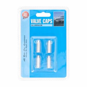 Cubre Válvulas Para Llantas De Auto Color Gris RIDER X 4 Uds
