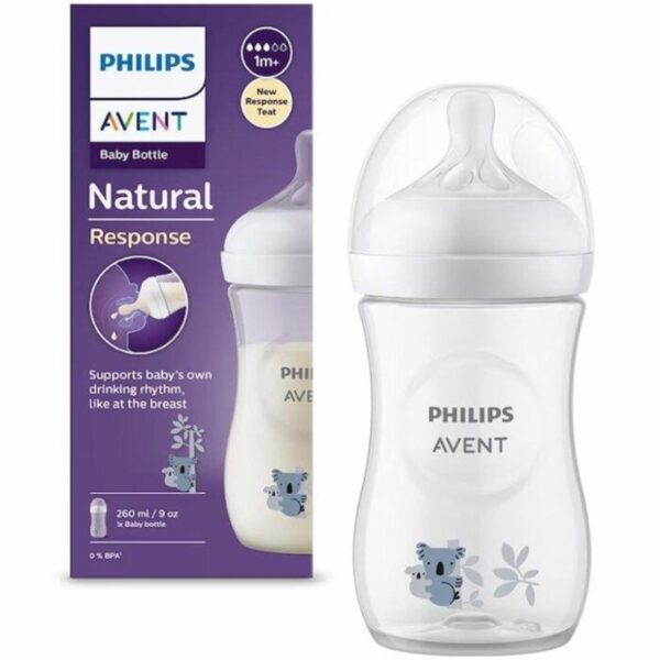 Biberones Natural Response Koala AVENT 260 Ml - Imagen 4