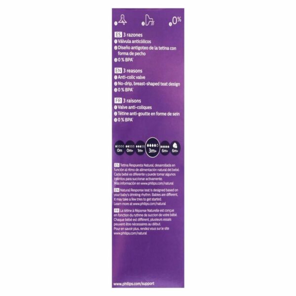 Biberones Natural Response AVENT 260 Ml - Imagen 4