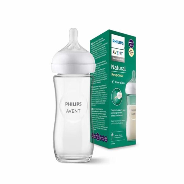 Biberones Natural Response Vidrio AVENT 250 Ml - Imagen 3