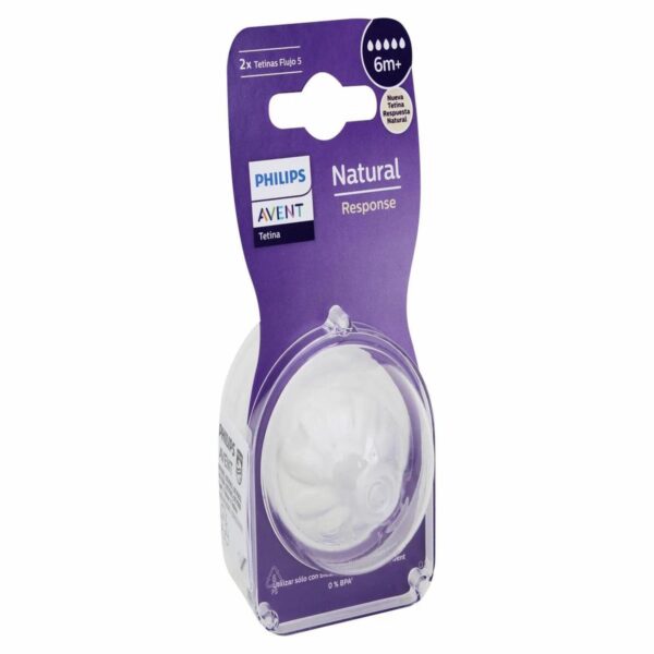 Tetina Natural Response T5 AVENT X 2 Uds - Imagen 4