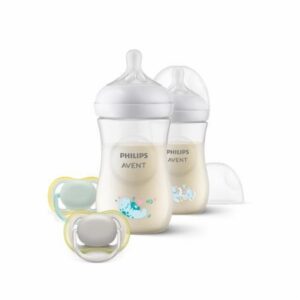Set Natural Response Biberón Tetina Soother AVENT 2 Piezas