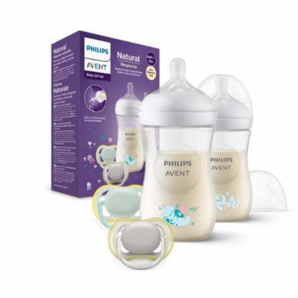Set Natural Response Biberón Tetina Soother AVENT 2 Piezas - Imagen 4
