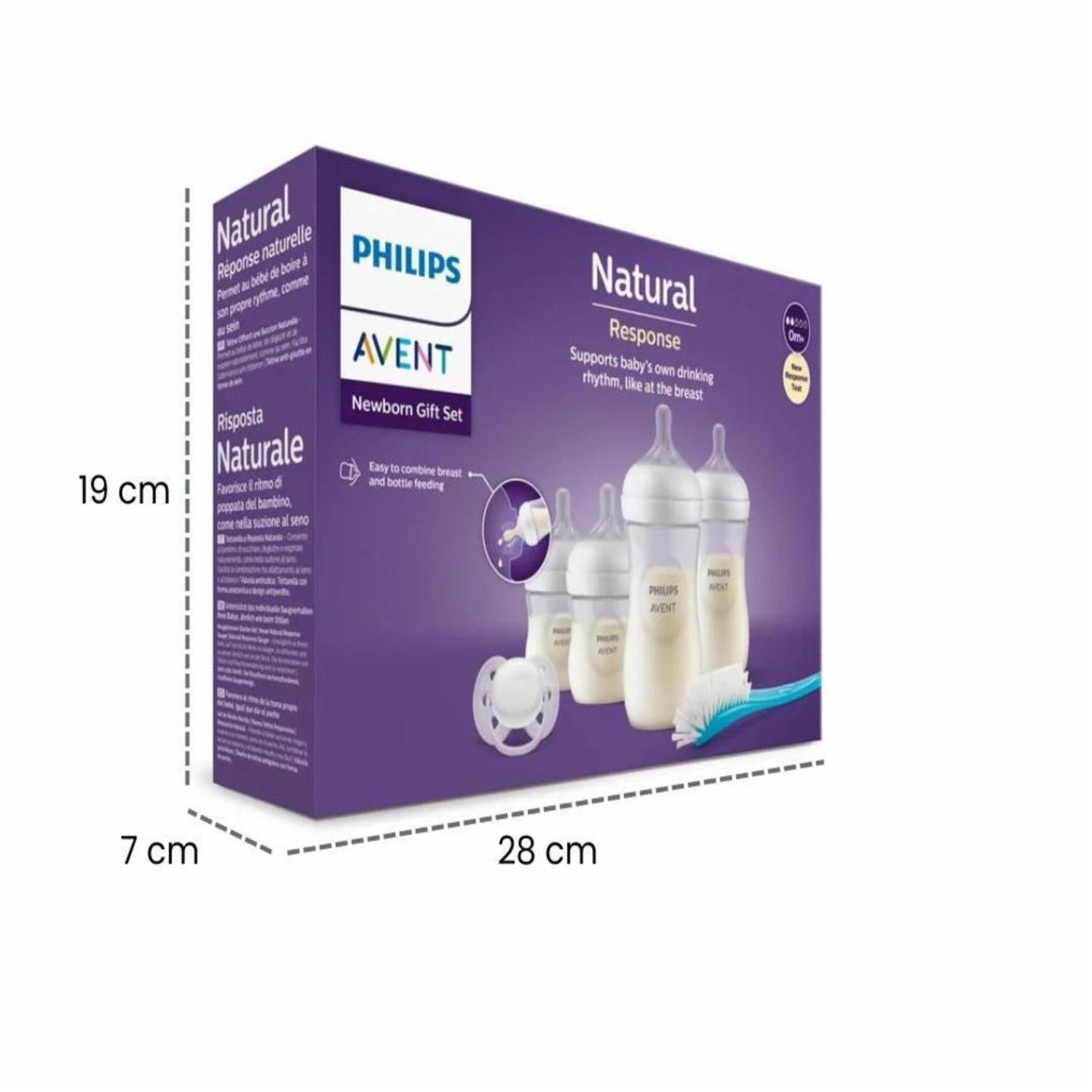 Set Biberones Natural Response PHILIPS AVENT 4 Piezas