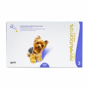 Desparasitante Para Perro Revolution 12% 2 6 5Kg Lila En Pipeta ZOETIS 0,25 Ml