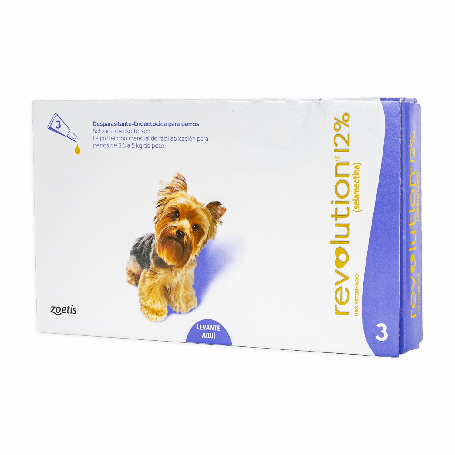 Desparasitante Para Perro Revolution 12% 2 6 5Kg Lila En Pipeta ZOETIS 0,25 Ml - Imagen 4