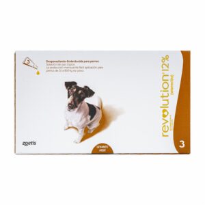 Antiparacitario Para Perro Revolution 12%  5.1-10Kg Café En Pipeta ZOETIS 0,50 Ml