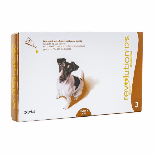 Antiparacitario Para Perro Revolution 12%  5.1-10Kg Café En Pipeta ZOETIS 0,50 Ml - Imagen 3