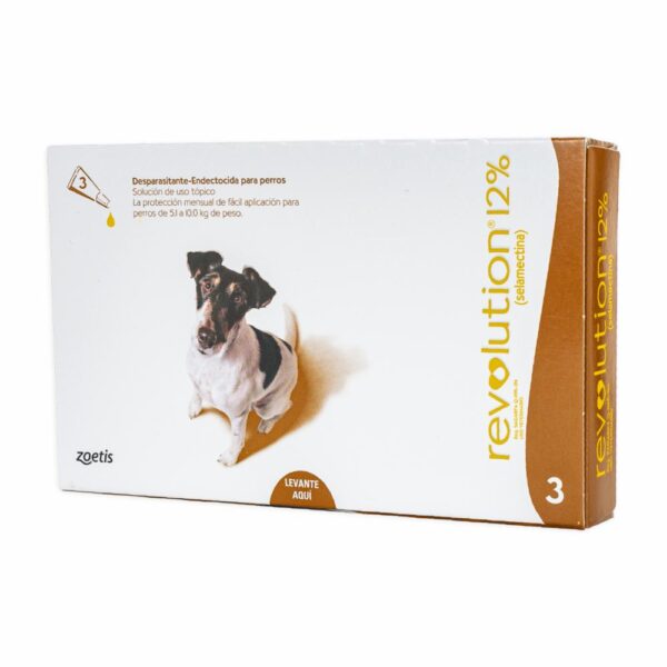 Antiparacitario Para Perro Revolution 12%  5.1-10Kg Café En Pipeta ZOETIS 0,50 Ml - Imagen 4