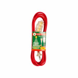 Extensión Navidad Roja INCABLE 3 Metros