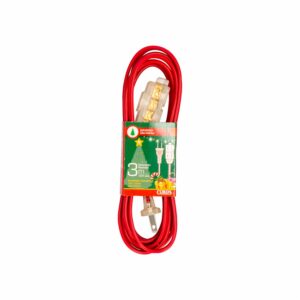 Extensión Navidad Roja INCABLE 3 Metros