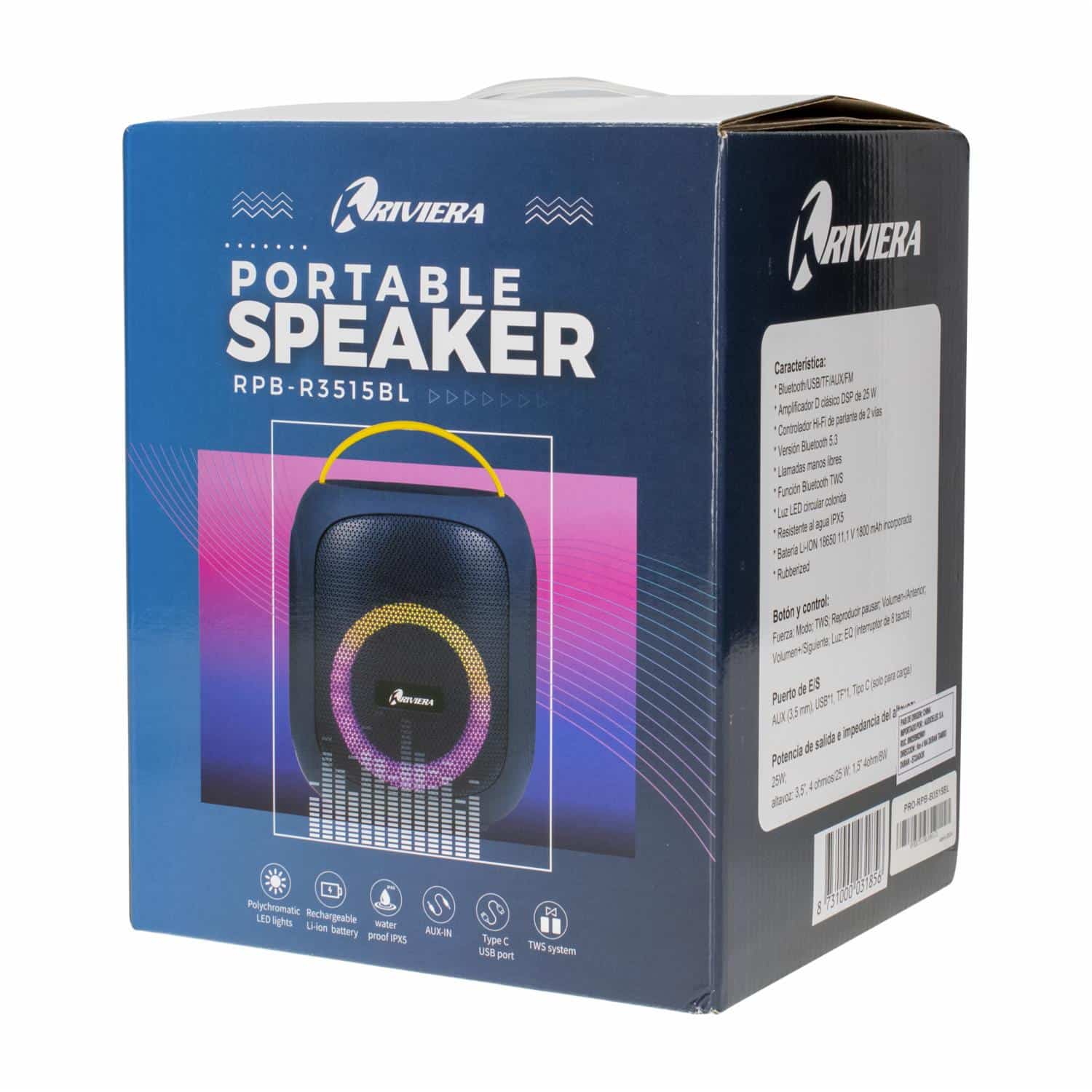 Parlante Pro Series RPB-R3515BL RIVIERA Azul - Imagen 4